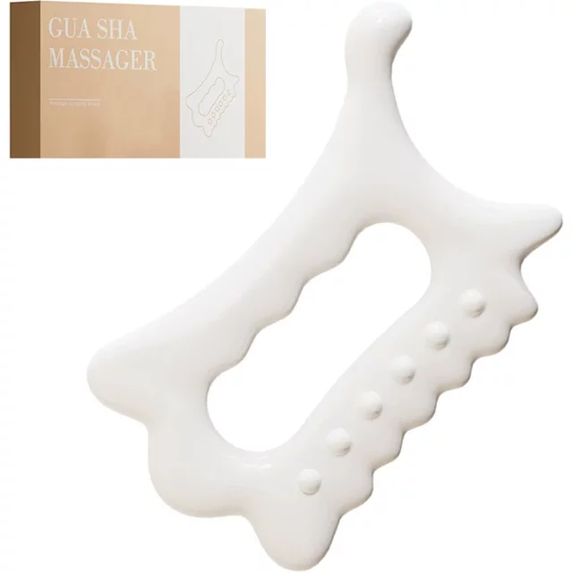 Resin Facial GuaSha Massage Board Face Maintenance Lift Muscle Relief Multifunctional Handheld Daily Care Beauty Tool