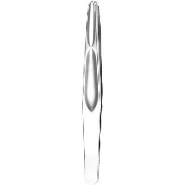 Premium Round Head Tweezers for Eyebrow & Facial Hair Removal Seamless Clips Short Hair Precision Beard Clip