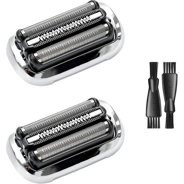2PC Electric Shaver Replacement Heads Compatible with Braun Series7 Models 74S Mesh Blade Fits 7000CC 7020s 7025s 7027cs 7071cc
