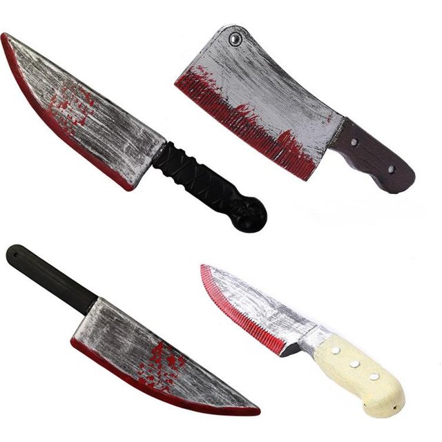 Accessoires d'Horreur d'Halloween, Fausse Scie à la Hache, Couteau pour ix, Décoration de Mascarade