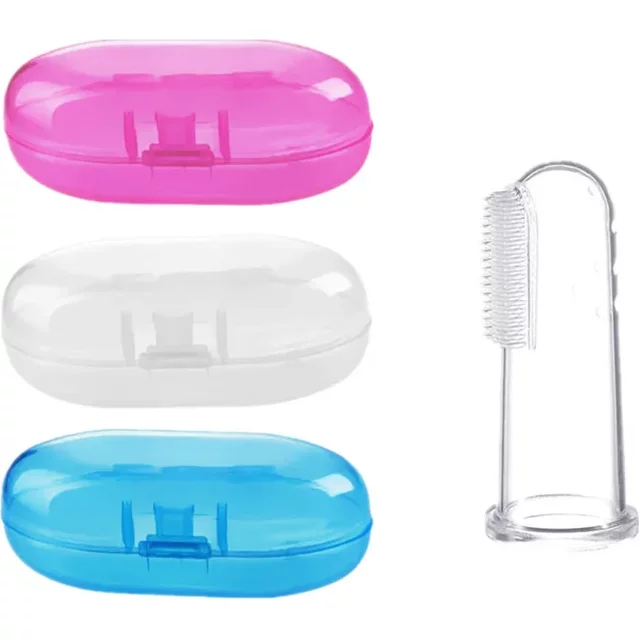 Silicone Finger Toothbrush for Baby Infant Teeth Care Safety Teeth Clean Toothbrush Rubber Cleaner Baby Deciduous Tooth Brush
