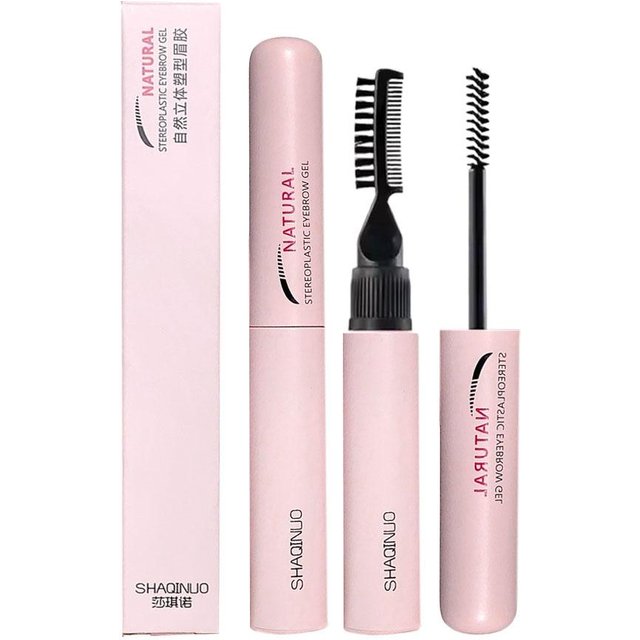 Double Head Eyebrow Gel Styling Liquid Fixed Gel Waterproof Sweat-proof Eyebrow Repair Makeup Gel For Eyebrows