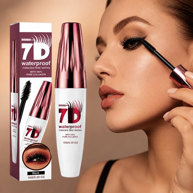 7D Waterproof Mascara 3 Colors Volumizing Lash Extension Lightweight Quick Dry Sensitive Eyes Friendly Eye Makeup Cosmetic