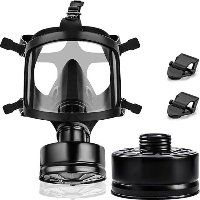 Masque à gaz chimique MF14, protection contre les contaminants chimiques, biologiques et radioactifs, masque facial complet auto-amorçant, masque à gaz classique