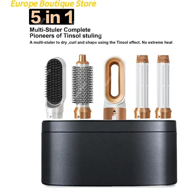 Professional 5 in 1 Hair Dryer Hot Air Comb Curler For Dyson Airwrap Hair Dryer Styling Tool Hair Straightener Hairdressing Tool