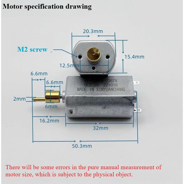 FF180PA-2367 DC Motor 3V3.2V3.7V Hair Clipper Electric Clipper Precious Metal Silent Brush