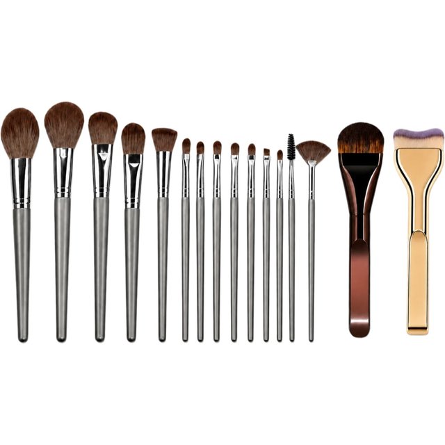 16PCS Makeup Brushes Set Soft Fluffy Professional Cosmetic Brushes for Foundation Powder Eyeshadow Blending, Complete Beauty