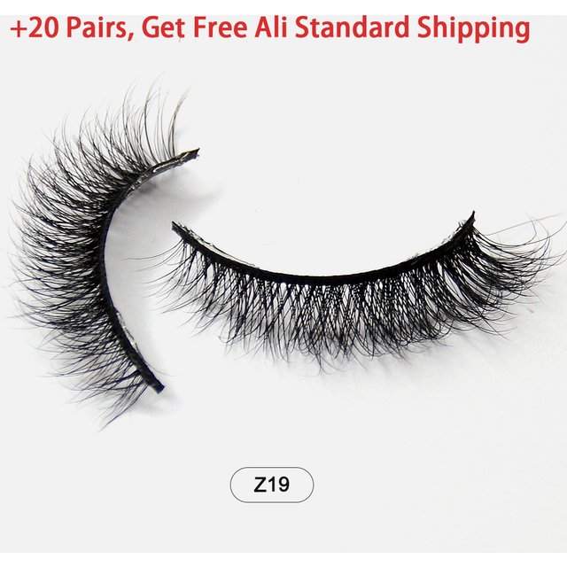Dropshiping Makeup Mink Lashes Fluffy Soft Full Fake Eyelashes Natural False Eyelashes Wispy Lash Extension