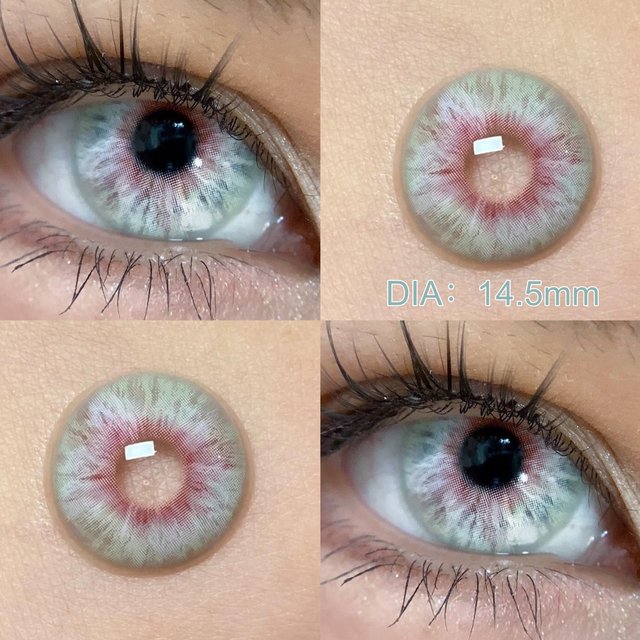 OVOLOOK-2 teile/para Cosplay Farbige Kontaktlinsen für Augen Mehrfarbige Schüler Make-Up Augenlinsen Stern Mond Serie Farbe Linsen Rosa