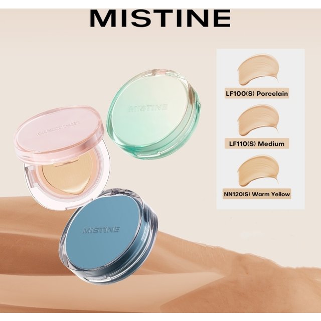 MISTINE Poreless BB CC Cushion Foundation Long lasting waterproof Oil Control Concealer 13g Original Real Makeup Cosmetics