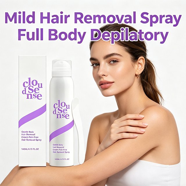 Hair Removal Spray Underarm Private Body Leg Hair Remove Cream Growth Inhibitor Depilatory Full Body Care for men Women 140ml