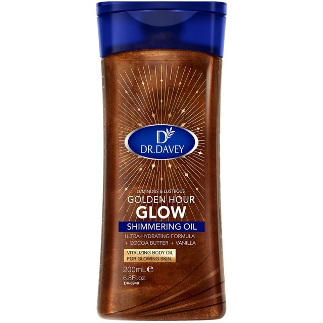 200ML DR.DAVEY SHIMMERING OIL Body Essential Oil Skin Care Oil Moisturizing Care Suitable for Four Seasons Travel Portable
