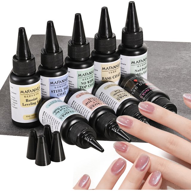 8.5/30ml Matte Top Coat Gel Nail Polish Matte No Wipe Top Coat Soak Off Nail Lamp Gel Long Lasting Nail Salon Functional Gel