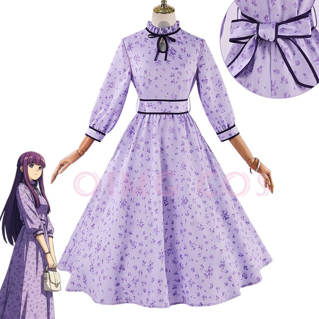 Costume de cosplay Frieren at the Funeral Fern pour adulte, uniforme de carnaval, perruque, costumes de fête d'Halloween, mascarade, pour femmes, jeu