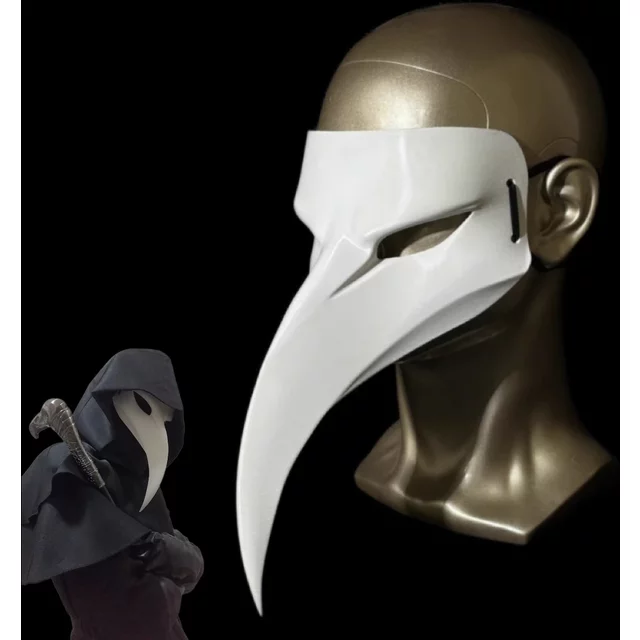 SCP Foundation SCP-049-J The Plague Fellow Mask Docteur Schnabel Facepiece Mascarade Halloween Cosplay