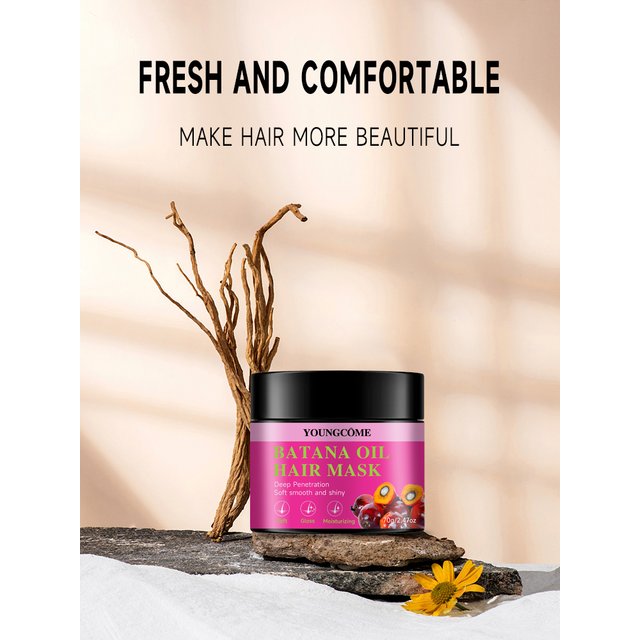 Batana Oil Hair Mask Fast Repair Hair Desiccation Damage Hair Mask Treatment Hair Shiny Hair Care Suitable For All Hair new