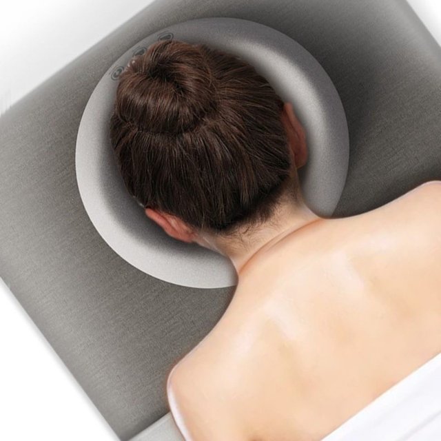 Facial Support Ergonomic Massage Table Headrest Comfortable Soft U-Shaped Face Cradle Pillow Lightweight Breathable
