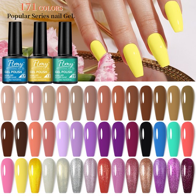 8 Piece Nail Polish Set -0.24 Oz. Each - Lead-Free, Fragrance Free, Durable Nail Gift Set, Nail Polish Decoration