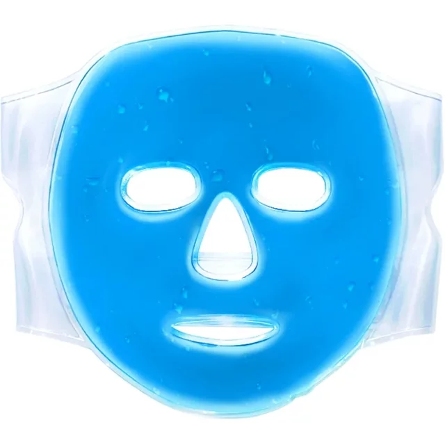 Face Cooling Mask Gel Eye Mask Ice Pack Cooling PVC Hot Cold Therapy Skin Care Tool Gel Face Mask Skin Firming Spa Sleep Mask