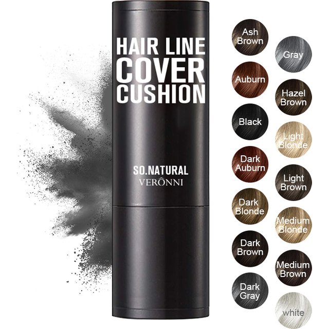 Instant Hairline Powder, Fast Covering Hair Root Concealer, Eyebrow and Beard Lines, and Long-lasting Wind and Sweat Resistant