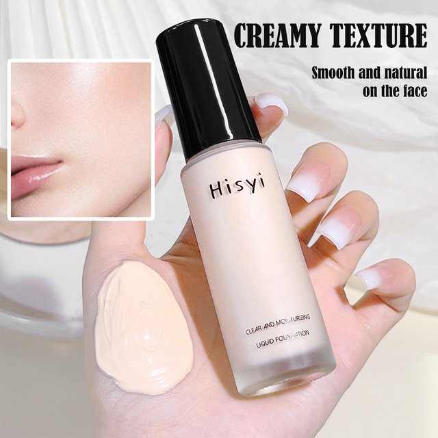 HISYI Feuchtigkeitsspendende Konturgrundierung, aufhellende, wasserfeste und schweißfeste Make-up-Concealer, langanhaltende Make-up-Kosmetik