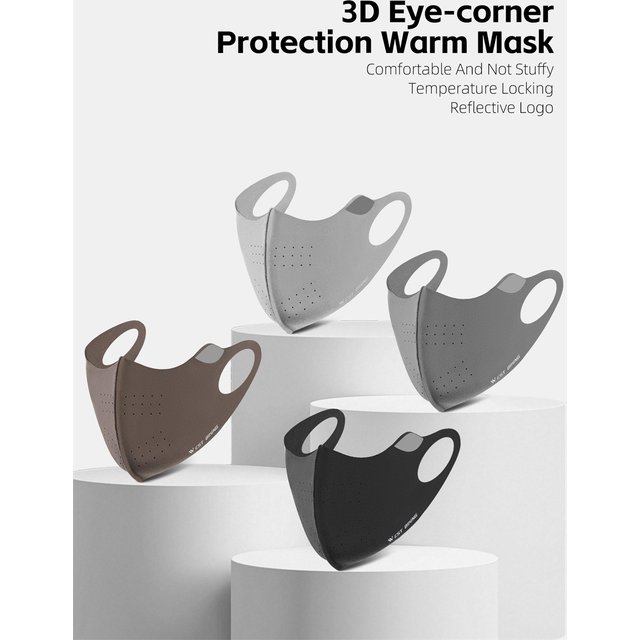 WEST BIKING Winter Cycling Mask Windproof 3D Eye-Protection Face Mask Thin Fleece Warm Men Women Skiing Fishing Cycling Mask