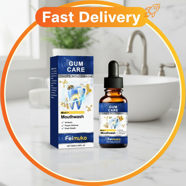 1/2/3pcs Gum Repair Drops Concentrated Mouthwash Relieve Atrophy & Sensitivity Improve Stains Tartar Bad Breath Healthy Gums Ora