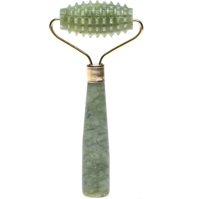 Outil de beauté en quartz naturel : Rouleau facial, masseur facial, planche de massage corporel Guasha