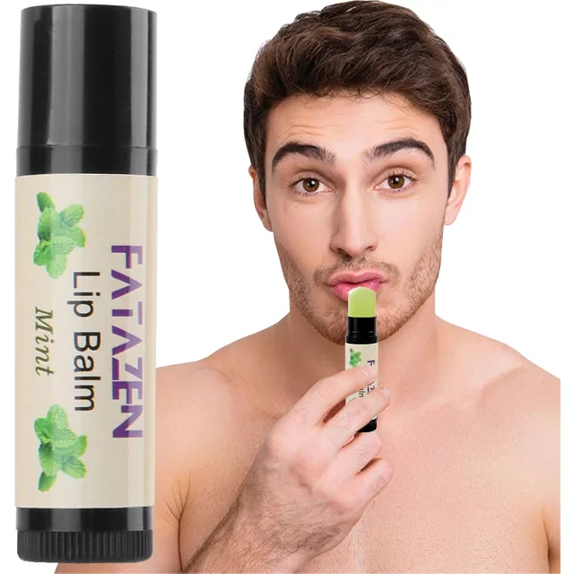 Organic Honey Lip Balm Mint Flavor Eco Friendly Chapstick Shea Butter Lip Balm for men