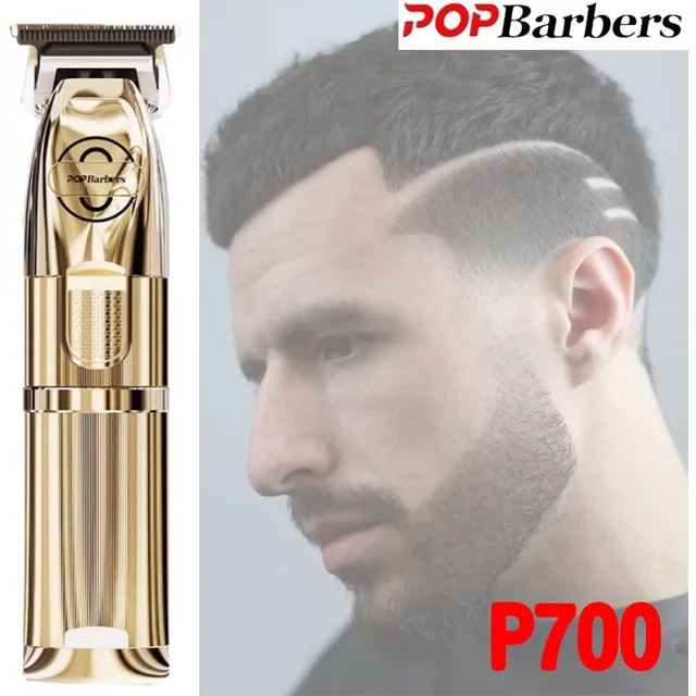 PopBarbers P700 Hair Cutting Machine Professional Hair Clipper Cordless Hair Trimmer for men Haircut Finishing Machine