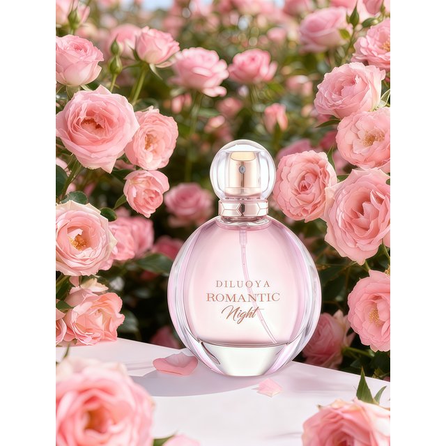 50ml Womens Rose Eau de toilette Long Lasting Fresh Floral Scent With Pomegranate Niche Fragrance For Her Jasmine Perfume