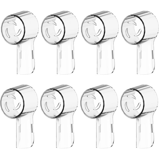 Toothbrush Dustproof Covers Caps Compatible with Braun Oral B Replacement Heads and IO Series Electric Toothbrush Head Protector