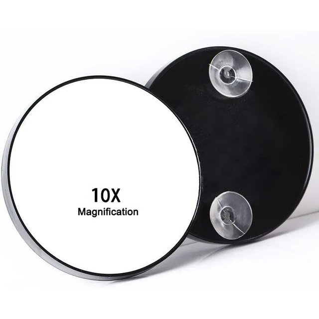 10x Magnification Mirror With Suction Cup Blackhead Magnifying Compact Remove Acne Pores Tool Bathroom Makeup Mirror