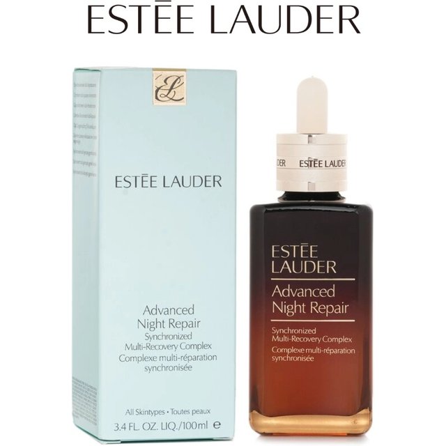 Estee Lauder Advanced Night Repair Synchronized Multi-Recovery Complex 100ml/3.4oz, Original Skincare for women/Men, Beauty Care
