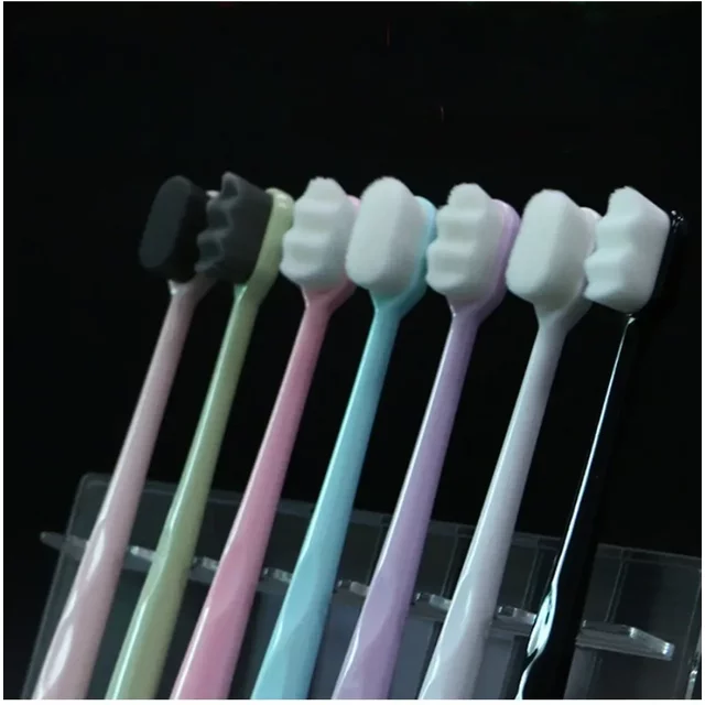 Ultra-fine Soft Toothbrush Million Nano Bristle Adult Tooth Brush Teeth Deep Cleaning Portable Travel Dental Oral Care Brush