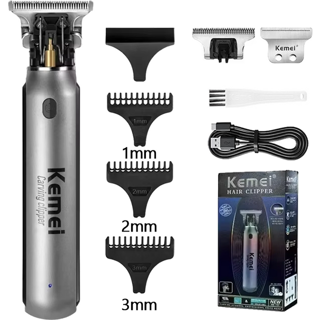 KEMEI KM-1757 Professional Electric Hair Trimmer for men Cordless Beard And Hair Clipper Hair Cutter Machine Rechargeable Set