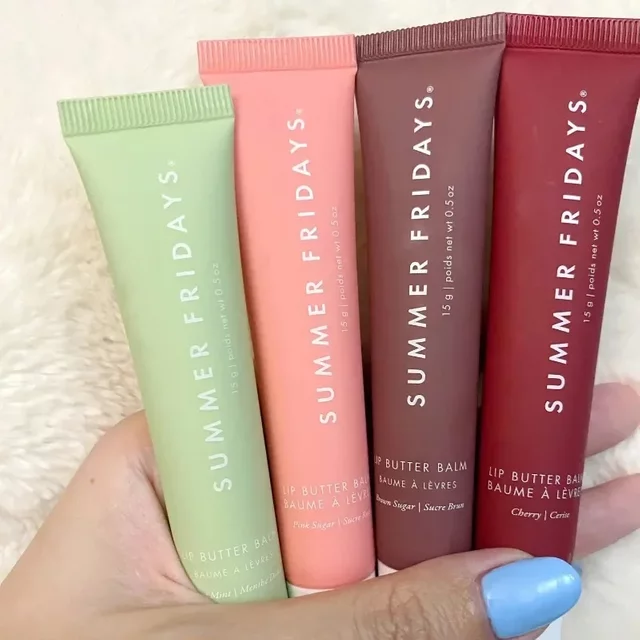 Summer Fridays Neuer Lippenbalsam Vanille Beige Geburtstagstorte Rosa Zucker Guave Gerösteter Marshmallow Feuchtigkeitsspendender Lippenstift Lipgloss