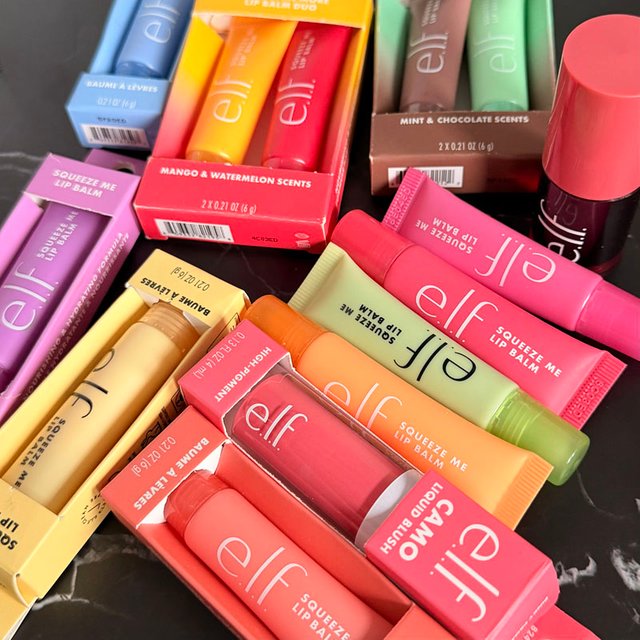 Elf Moisturizing 2pcs Fruit Lip Gloss Lip Plumper Makeup Nutritious Liquid Lipstick Transparent Mineral Lip Oil Beauty Cosmetic