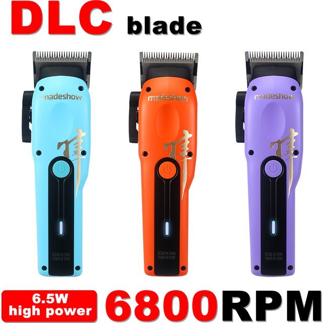 MADESHOW M15 Electric Hair Clipper DLC Blade 6800RPM 6.5W 2200mAh Low Noise for Salon Professional Men's Haircut Machine Barber