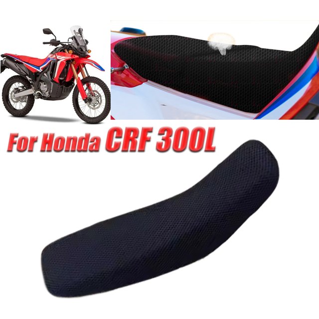 Motorcycle 3D Breathable Sunscreen Mesh Protecting Cushion Seat Cover For Honda CRF 300L CRF300L Rally Seat Cowl