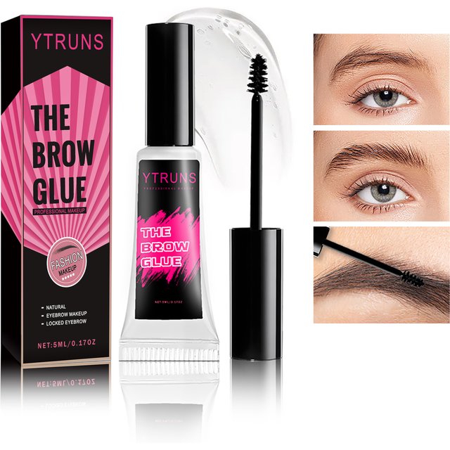 Tinted Eyebrow Gel, Waterproof Long Lasting Brow Mascara, High Pigment Smudge Proof Brow Color for Natural Defined Brows