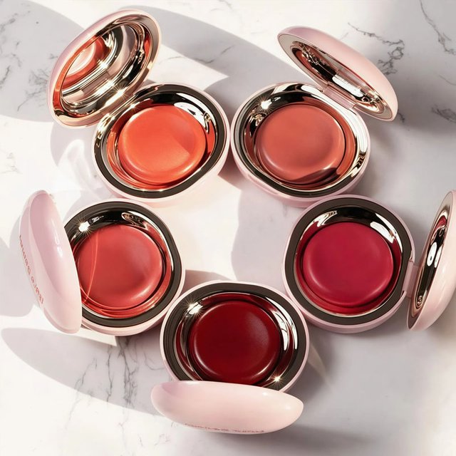Rare Beauty Rose Neutral Mauve Blush Powder, maquillage portable, blush liquide hydratant, double usage, gloss à lèvres imperméable, lèvres pulpeuses et lisses