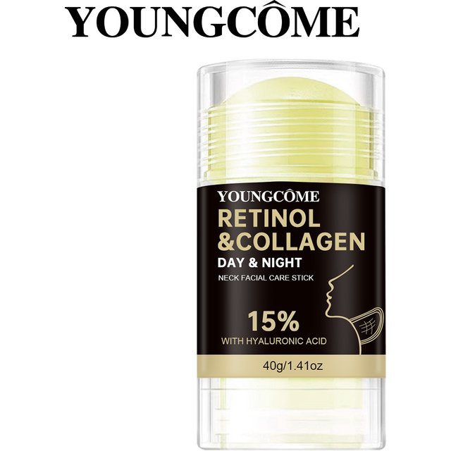 Retinol Collagen Day & Night Neck faclal Care Stick Moisturiser Facial Anti Aging Whitening Skin Care Repair Fade Fine Lines