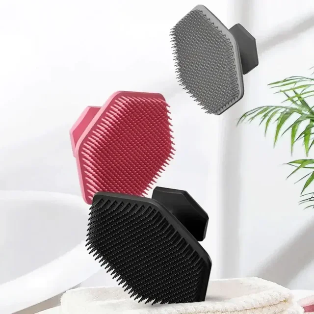 Silicone Facial Cleansing Tool - Gentle Exfoliation, Deep Cleansing, Removes Dead and Dry Skin, Trimming Beard Cleansing Brush