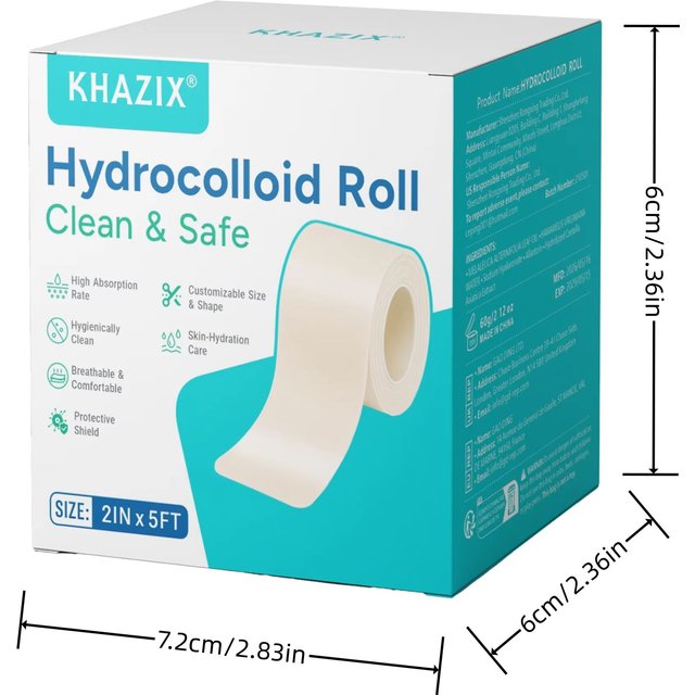 1roll Hydrocolloid Pimple Patch Roll, Invisible Acne Spot Cover Tape, Cut Blemish Patch Strip, Waterproof Breathable Skin Care