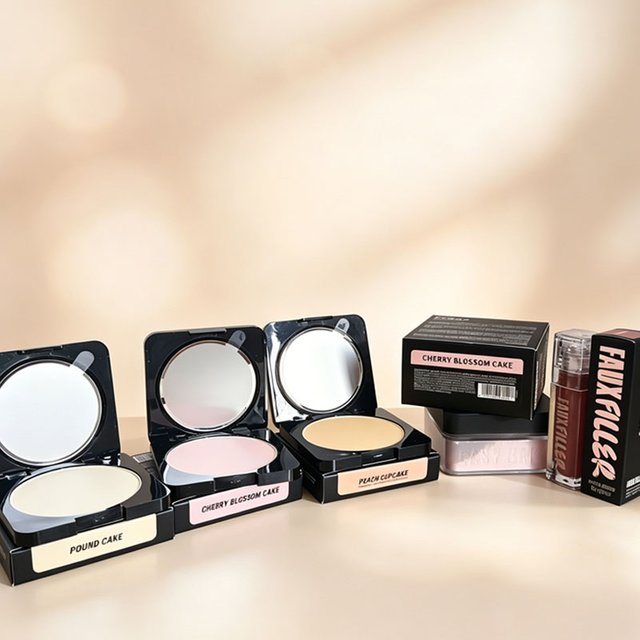 NEW ROD Brand Matte Pressed Setting Powder Oil Control Waterproof Natural Loose Powder Makeup Long-Lasting Moisturize Lip Gloss