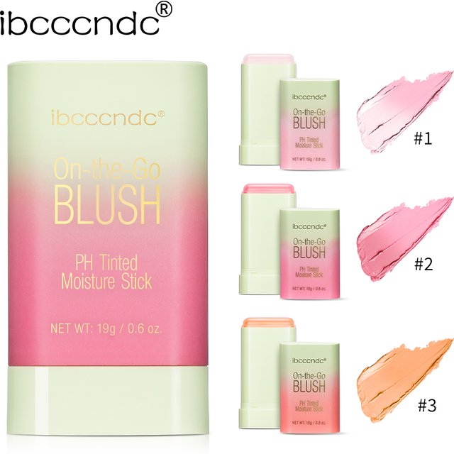 Temperature Change 3-in-1 Cheek Lip Tinted pixiBlush Stick Temperature Change Blush Makeup Products Cosmetic Palette Stick Face