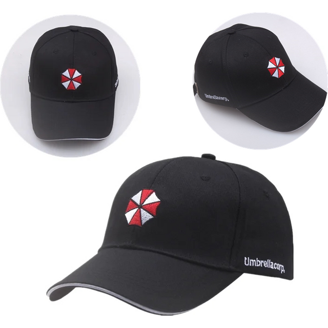 Adult Outdoor Sunscreen Hats Residents Evils Protective Umbrella Baseball Cap Umbrella Corporation Symbol Unisex Adjustable Hat