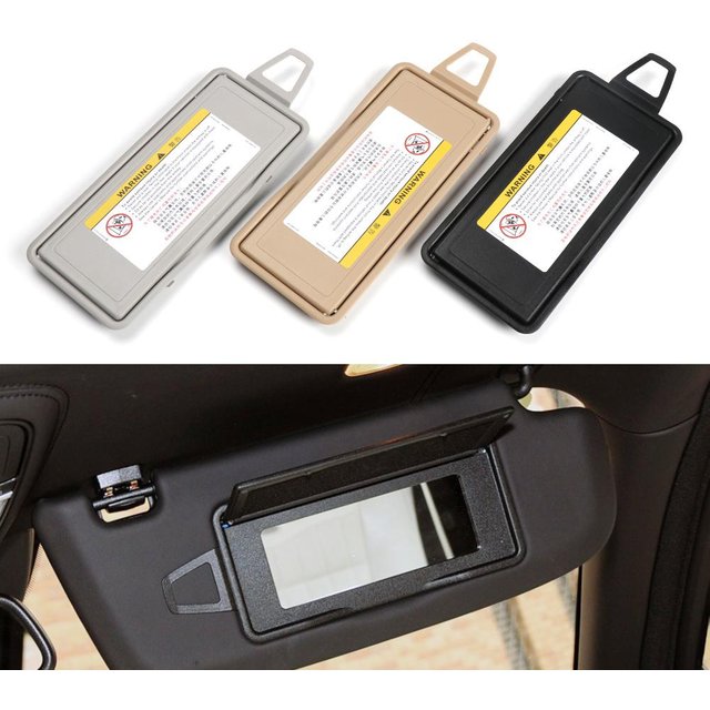 W221 Car Sun Shade Visor Makeup Cosmetic Mirror Cover For Mercedes Benz S Class W221 2008-2012 S300 S350 S500 2218104117