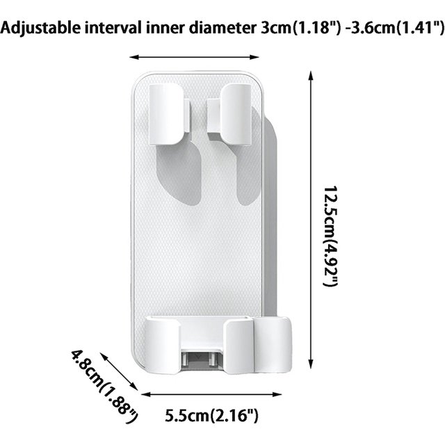Hair Curler Straighteners Holder Curling Bracket Wall Mounted Hair Dryer Organizer For Bathroom Home Accessories